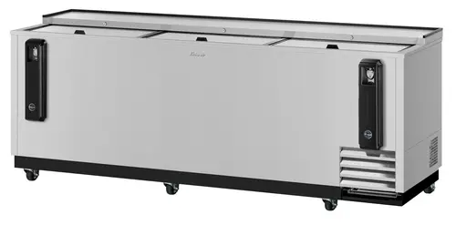 Turbo Air TBC-95SD-N 95" Forced Air Bottle Cooler - Holds (912) 12 oz Bottles, Stainless, 115v