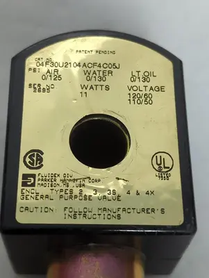 Used PARKER 04F3OU2104ACF4C05J Solenoid Valves Ohio US | Surplus Asset Holdings #1403185