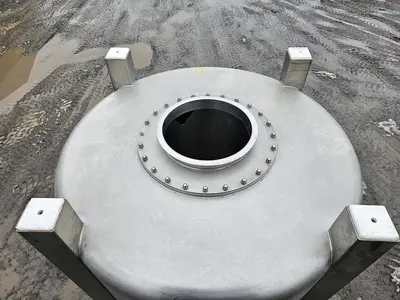 Used 310 Gallon Tank (Tote), Stainless Steel
