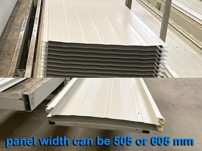 USED CBM SANDWICH PANEL LINE / MANNI & CANNON