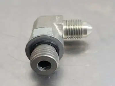 90 Deg Elbow Adapter M-06 ORB X M-04 JIC 3/8" x 1/4" (Bag of 8)