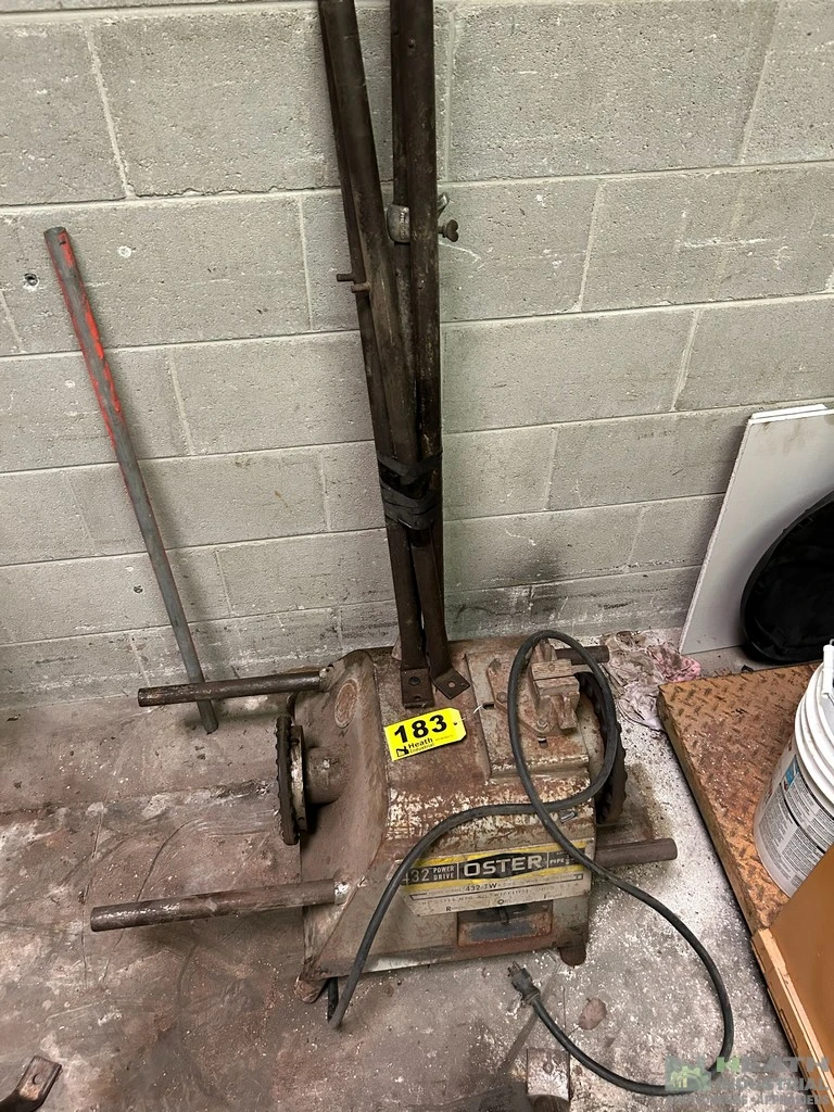 Used _UNKNOWN_ OSTER MODEL 432 POWER DRIVE PIPE & BOLT THREADER - 1/8" - 2" Bolt Threaders Illinois US | Heath Industrial Auction Services #1379707