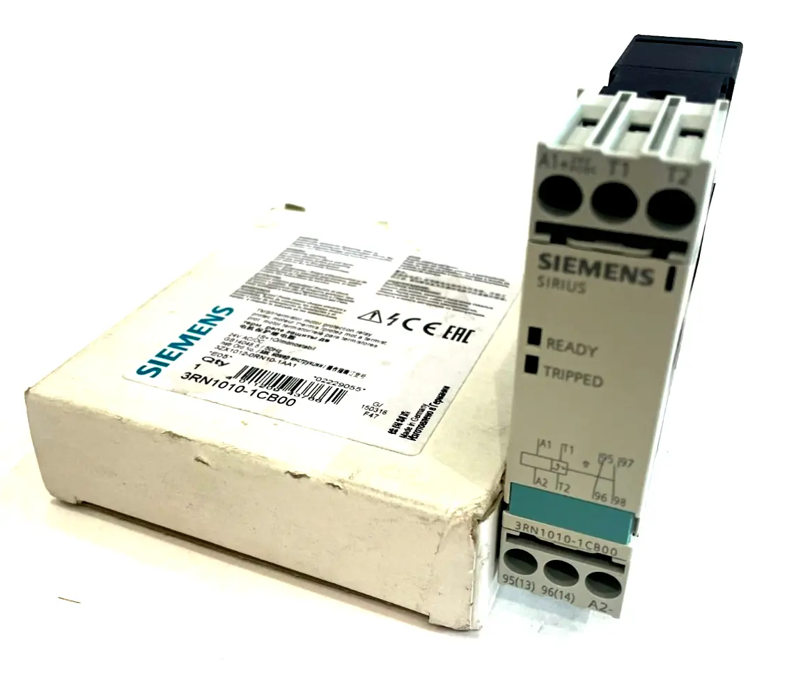 NEW SIEMENS 3RN1010-1CB00 MOTOR PROTECTION RELAY 3RN10101CB00
