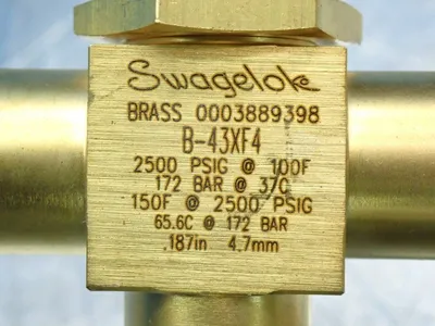 USED SWAGELOK B43XF4
