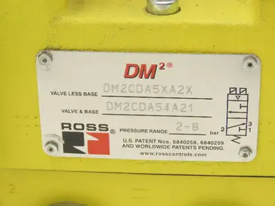 Ross Controls DM2CDA54A21 DM2 Series Double Valve 2-8 Bar 3/4" NPT 24V
