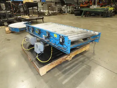 Hytrol 190E24EZ 30"x 5' Accumulation Roller Conveyor 27"BF 24V EZLogic Zones