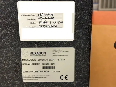 Used 2023 HEXAGON Global S Scan+ 12.15.10 Coordinate Measuring Machines California US | Machnet #1558133