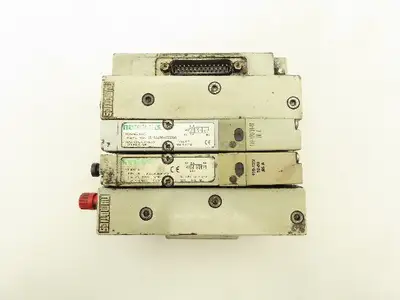 Numatics 051BA400K000030 Pneumatic 4/2 Solenoid Valve 2-Station Manifold 120V