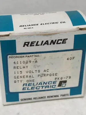 New | in-Stock RELIANCE ELECTRIC 411029-A Miscellaneous Equipment (Electrical & Power) | Surplus Asset Holdings #1197851