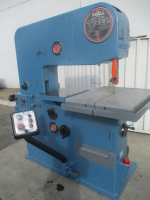 36" x 12" DoAll, vertical vari-speed all material cutting bandsaw with power table