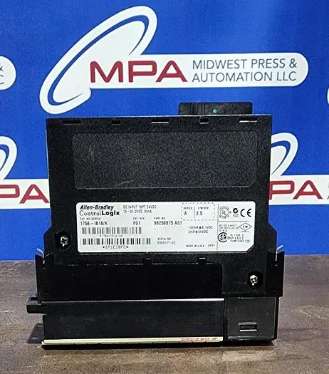 Used ALLEN-BRADLEY 1756-IB16/A Input / Output Modules Michigan US | Midwest Press and Automation #618392
