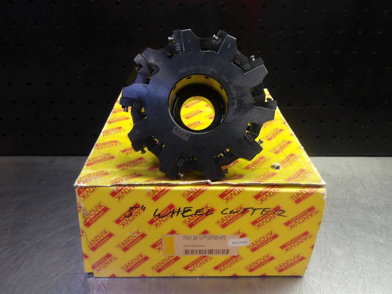 Sandvik 0.472" Milling Cutter 1.250" Arbor R331.32-127R32FM0.472 (LOC3558A)