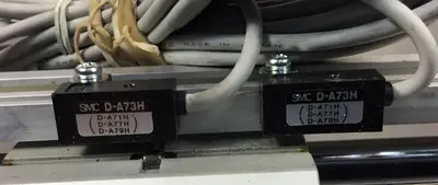 SMC NCDY2815L-1200B-A73HL with 2 ea D-A73H Sensors + 2 ea nrb050-030 stops 6E