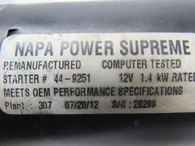 Used NAPA _UNKNOWN_ Miscellaneous MRO | Arrow Industrial #651894