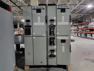 5kV/1200A Medium Voltage MCC Double Structure w/ Motor Protection Relays