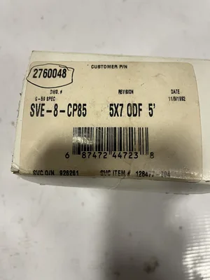Sporlan SVE-8-CP85 5/8” x 7/8”  ODF Thermal Expansion Valve w/ 5’ Capillary -NIB