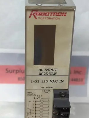 Used ROBOTRON 503-1-0325-0 PLC Input & Output Ohio US | Surplus Asset Holdings #1239239