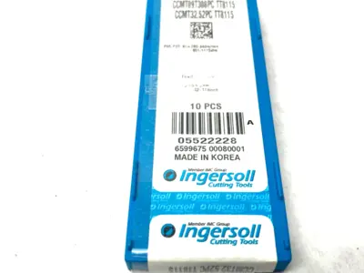 NEW INGERSOLL RHOMBIC TURNING INSERTS CCMT09T308PC TT8115