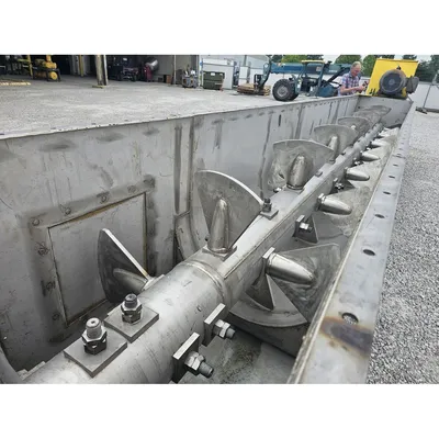 GEA Continuous Stainless Steel HeavyDuty Industrial Paddle Mixer Pug Mill Unused