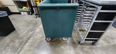 Used Cambro Used Cambro TDC2029 Slate Blue Dish Cart - 38" x 22" x 34" Restaurant Equipment (Miscellaneous) Illinois US | Falcon Restaurant Supply #1376420