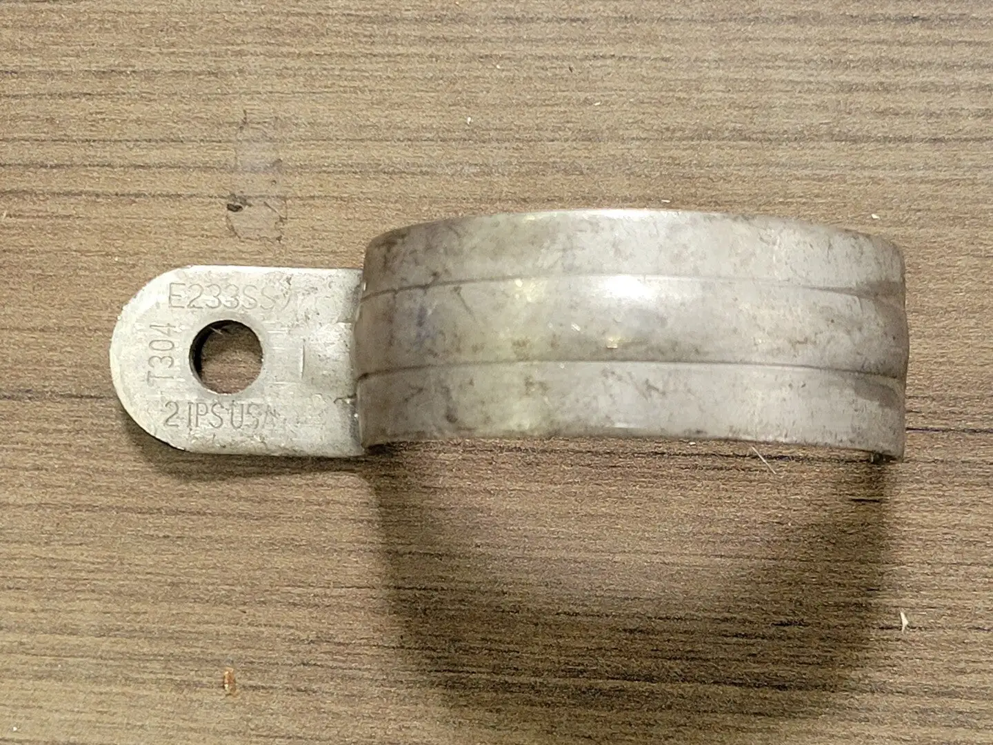 2 in. 304 Stainless Steel One Hole Pipe Strap (Bag of 33)
