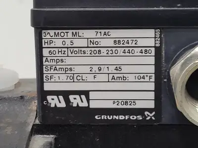 USED GRUNDFOS 71AC