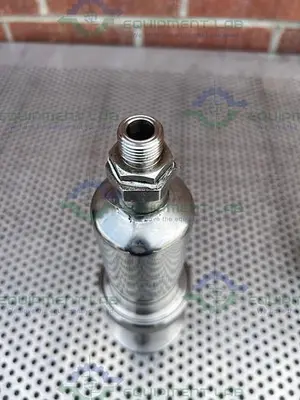 USED PALL MSS 4463 G08 H4 STAINLESS STEEL FILTER HOUSING W/ FILTER, 4" FLANGE FITTING