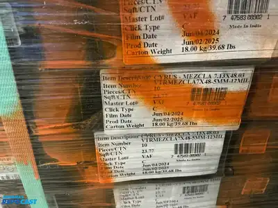 Pallet of Mixed Vinyl Flooring