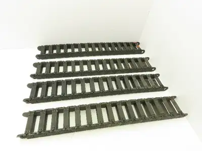 Tsubaki Energy Chain Cable Carrier 15/16 x 3 x 28" Length Lot of 4