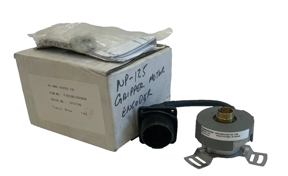 NEW RELIANCE F182500/45FDX04 ROTARY ENCODER 5V 1/2" BORE F18250045FDX04