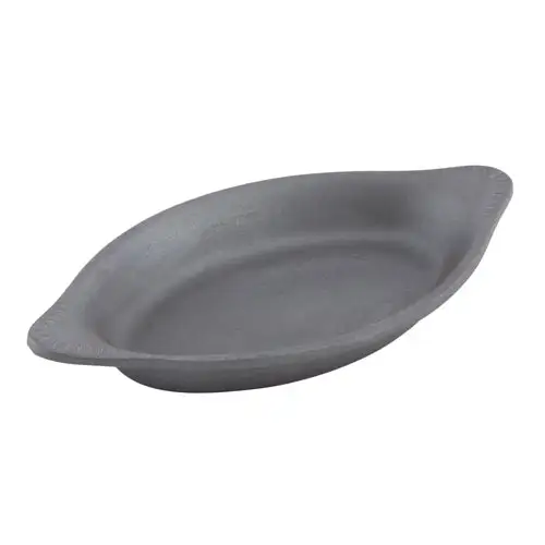 Bon Chef 5035T 8 Oz. Small Tempo Au Gratin Pan, Aluminum
