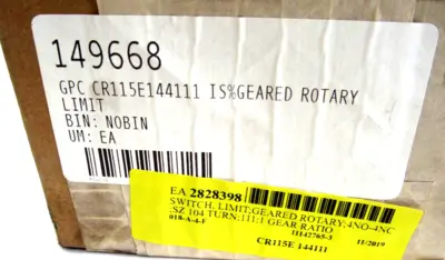 NEW GE PSC CR115E 144111 ROTORY LIMIT SWITCH CR115E144111
