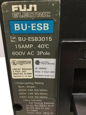 USED FUJI ELECTRIC BU-ESB3015