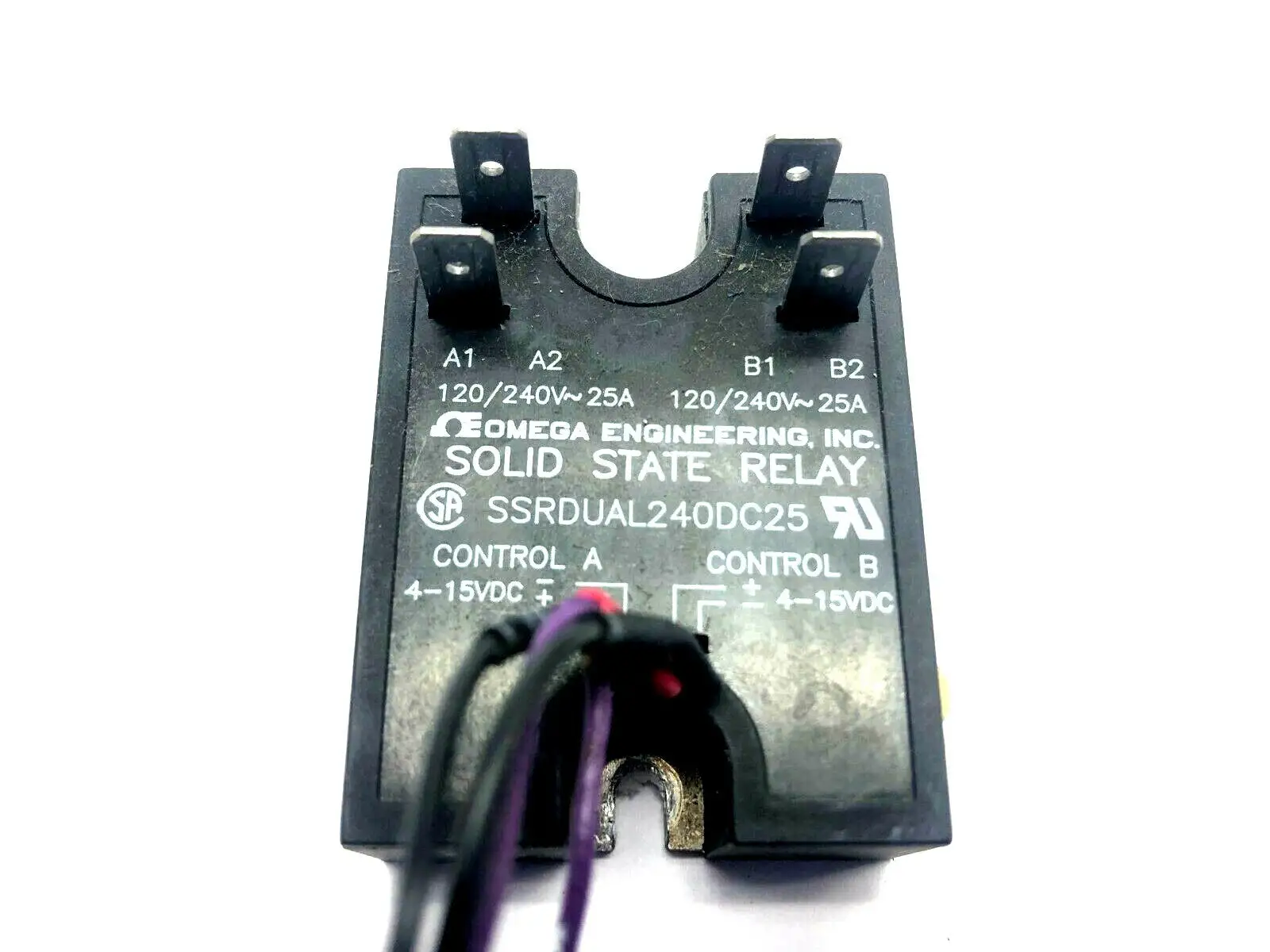 SSRDUAL240DC25 | Omega  Solid State Relay 120/240V 25A - Used