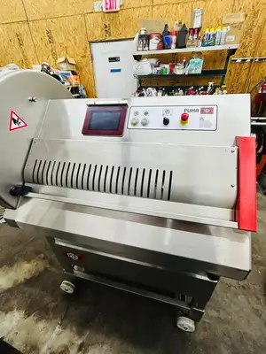 Treif Puma 700 EB Horizontal Meat Slicer W/ Conveyor Fully Refurbished