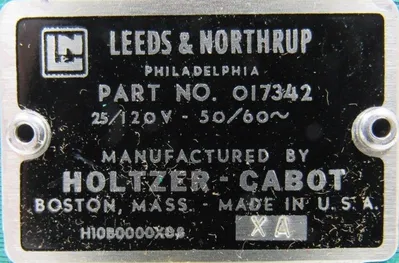 NEW LEEDS & NORTHRUP 017342 INDUCTION MOTOR