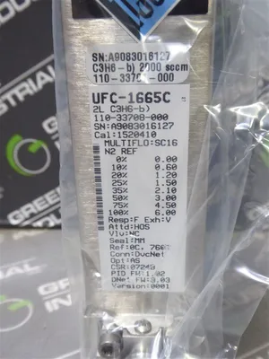 Unit / Celerity UFC-1665C Digital Metal Seal 2L C3H6-b) Multiflo SC16 New NIB