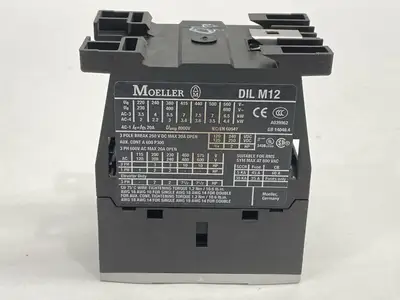 DIL M12-01 | Moeller  Contactor 3-Pole 12A 380-400VAC 24VDC -  Used