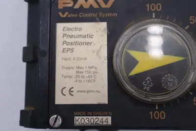 Dezurik P36 A Pneumatic Valve Analog Positioner Double Acting Actuators #K-1602