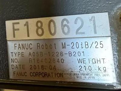 Used 2016 FANUC FANUC M-20IB/25 Robots Michigan US | Aucto #1306796