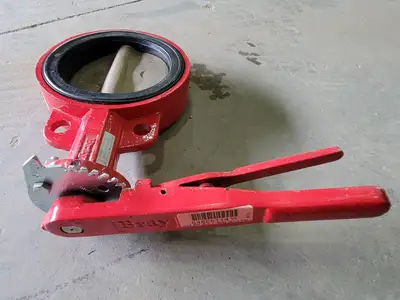 6" Butterfly Valve w/ Handle