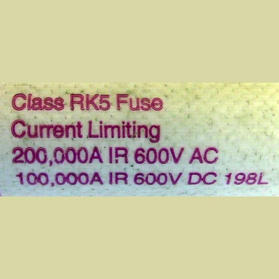 Ferraz Shawmut Tri-Onic 100 Amp Class RK5 Fuse