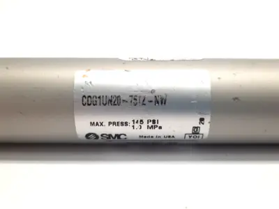 CDG1UN20-75TZ-NW | SMC  Round Body Air Cylinder 20mm Bore 75mm Stroke - Used