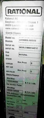 USED RATIONAL LM200CG.AXXXXX