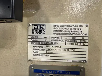 2006 PFAUTER P-630r GEAR HOBBERS (CNC) | Piselli Enterprises (8)