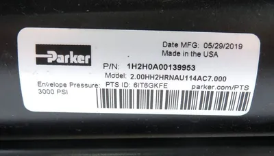 NEW PARKER 1H2H0A00139953 CYLINDER 2.00HH2HRNAU114AC7.000
