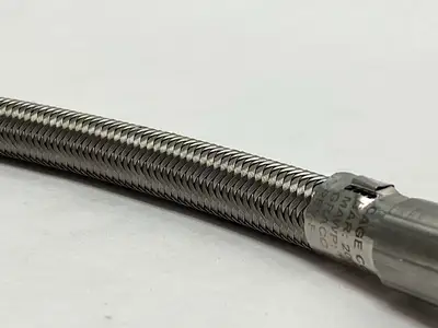 16C528 | Graco  Hose Assembly Stainless Steel Braided 1/2" x 24" - New
