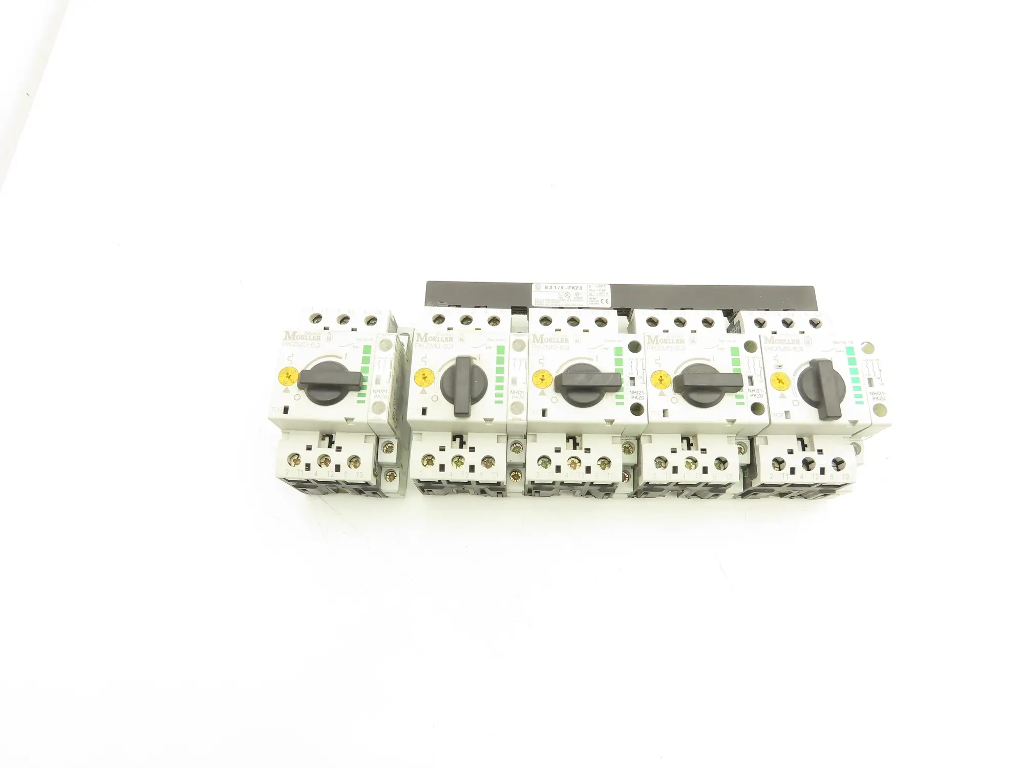 Moeller PKZMO63 PKZM0-6.3 Manual Motor Starter 6.3A 600VAC 3PH  Lot Of 5