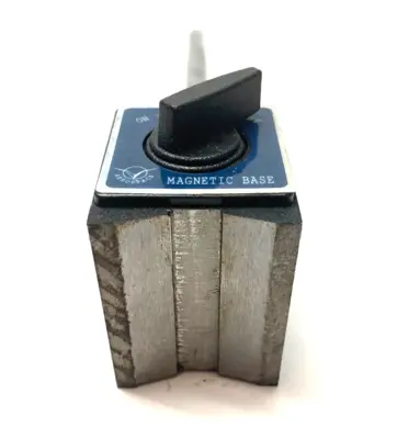 Aerospace Magnetic Base Test Tool/Indicator Holder 7" Post, 9" Overall Height - Used