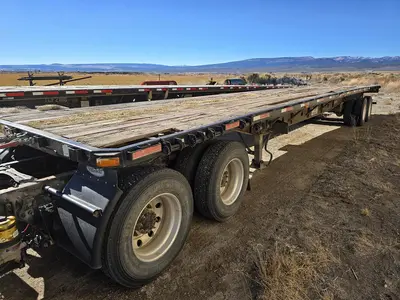 Used 2001 TRANSCRAFT 48' Flatbed Trailers Utah US | Berry Machinery #910873